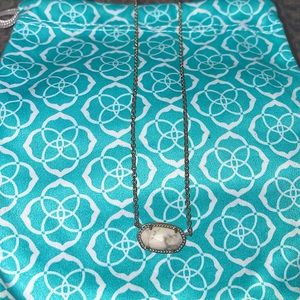 Kendra Scott Elisa Pendant Necklace White Howlit